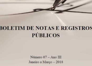 Boletim de Notas e Registros Públicos, do Tribunal de Justiça de São Paulo