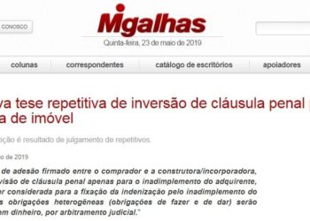 STJ aprova tese repetitiva de inversão de cláusula penal por atraso na entrega de imóvel