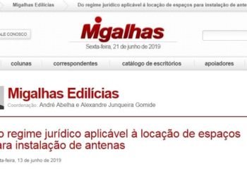 Artigo – Do regime jurídico aplicável à locação de espaços para instalação de antenas