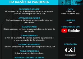 Seminário On-line: Condomínio: Limitações e Questões Controvertidas em razão da pandemia