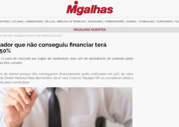 Imóvel: Comprador que não conseguiu financiar terá restituição de 50%